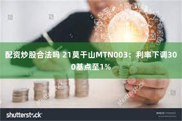 配资炒股合法吗 21莫干山MTN003：利率下调300基点至1%