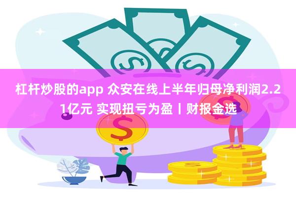 杠杆炒股的app 众安在线上半年归母净利润2.21亿元 实现